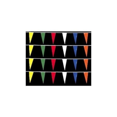 6 X 18 Pennants: Orange & Yellow